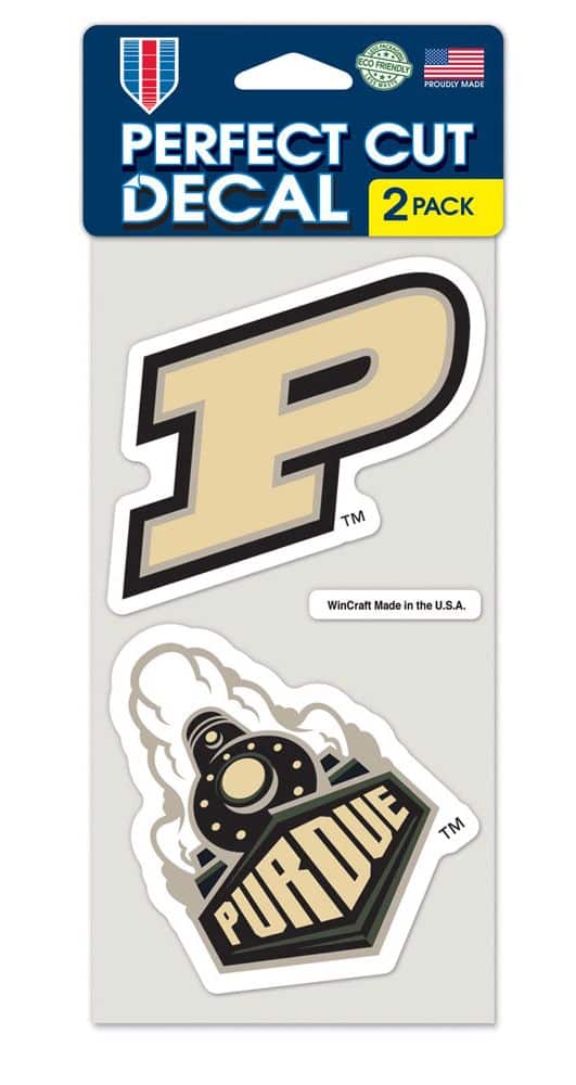 Purdue Boilermakers Set of 2 Die Cut Decals