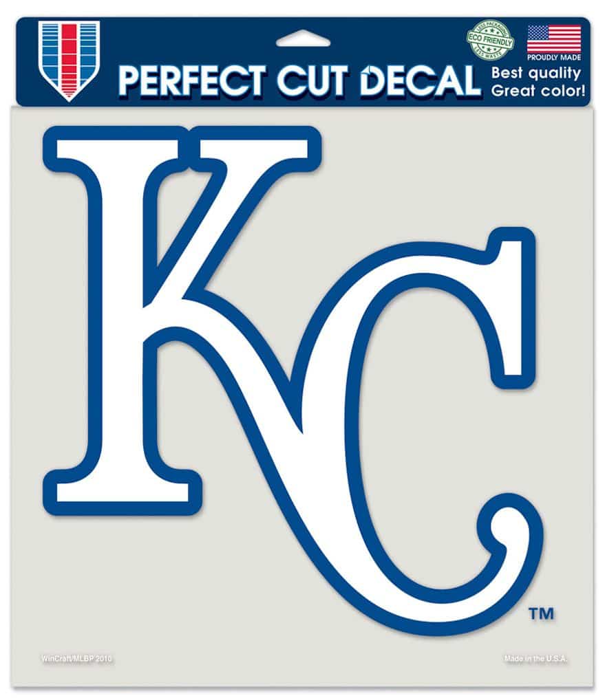 Kansas City Royals Die-Cut Decal - 8"x8" Color