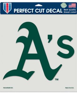 Oakland Athletics Die-Cut Decal - 8"x8" Color