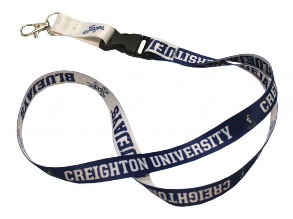 Creighton Bluejays Lanyard with Key Ring