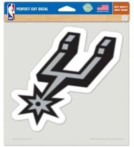 San Antonio Spurs Die-cut Decal - 8"x8" Color
