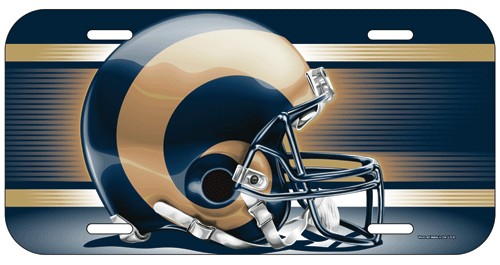 St. Louis Rams License Plate