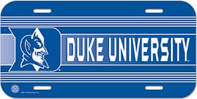 Duke Blue Devils License Plate
