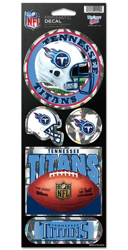 Tennessee Titans Prismatic Stickers
