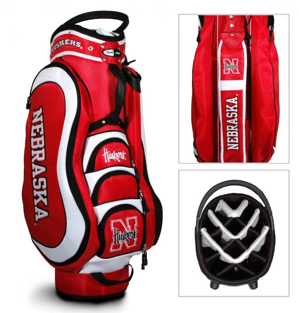 Nebraska Cornhuskers Medalist Golf Cart Bag
