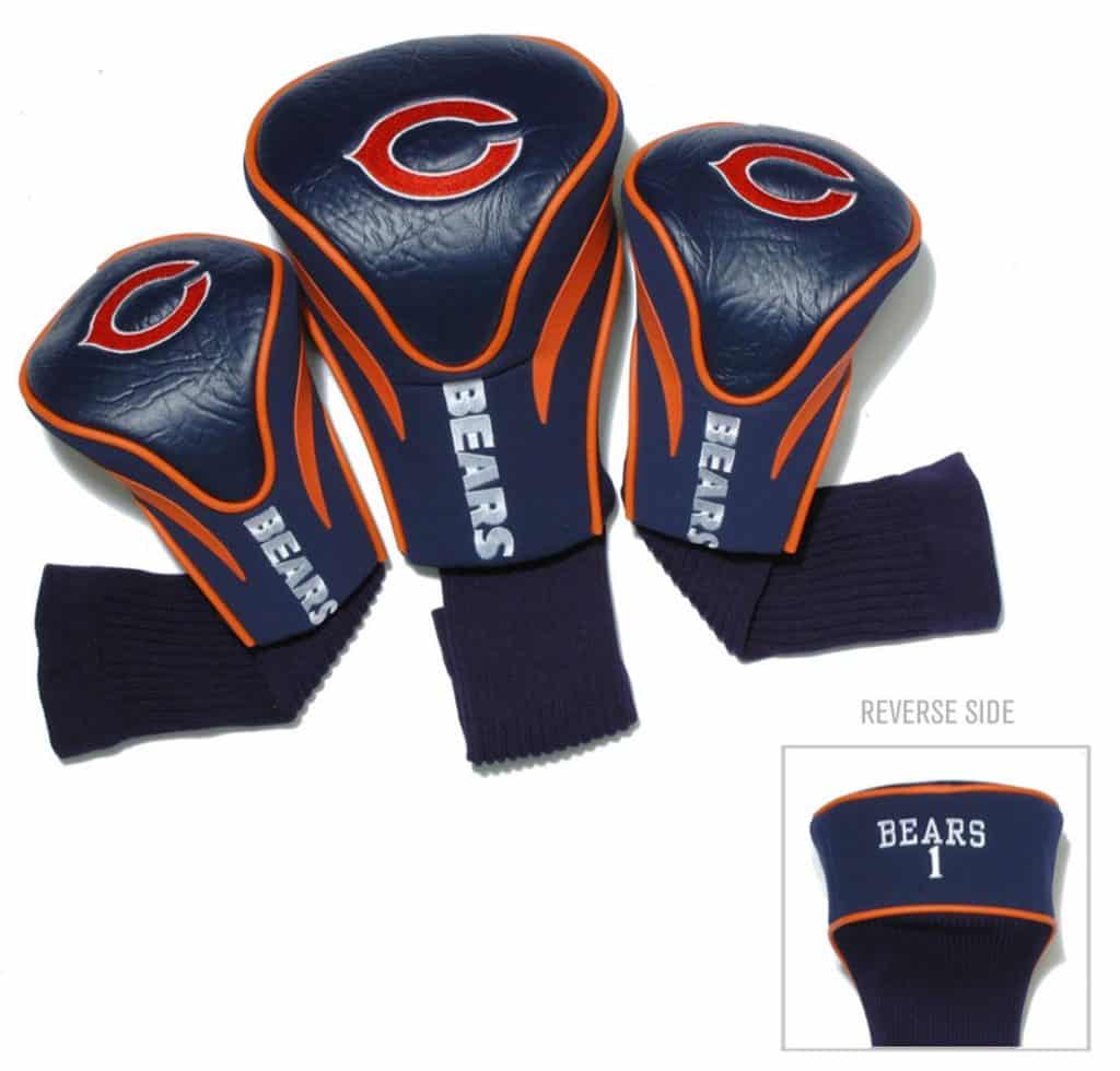 Chicago Bears Golf Club 3 Piece Contour Headcover Set Detroit Game Gear