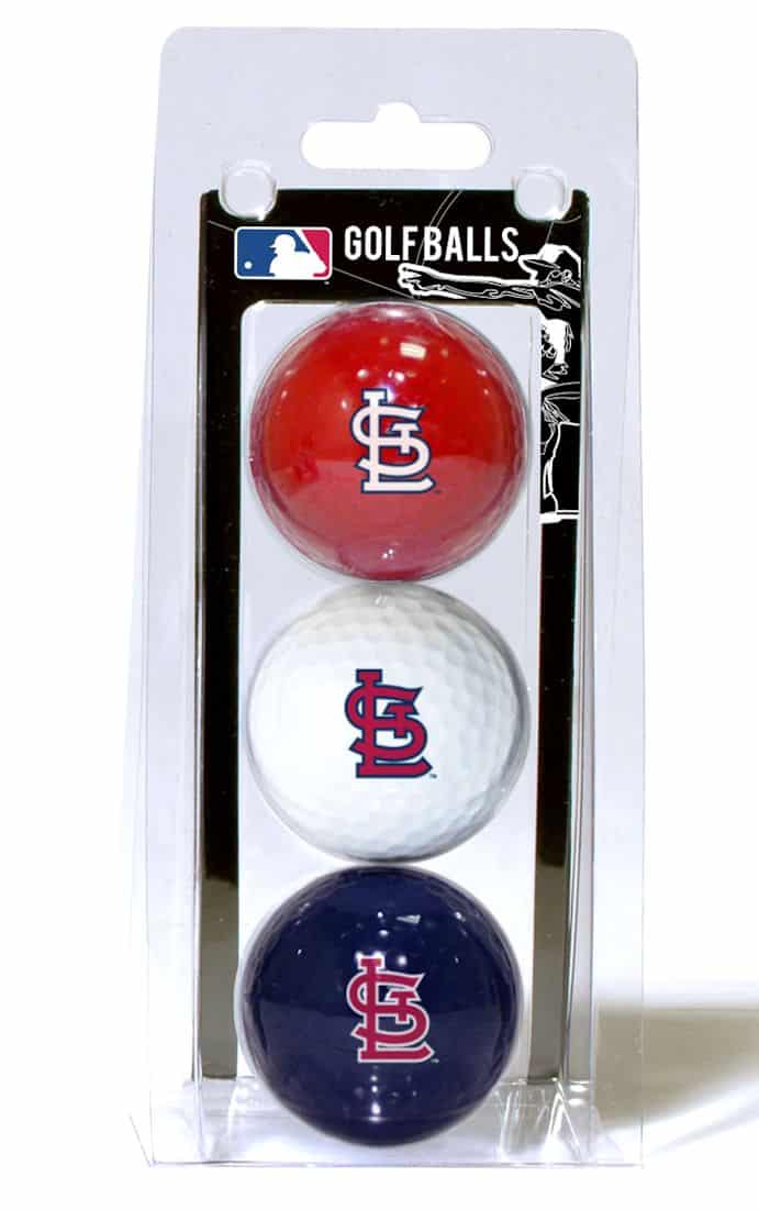St. Louis Cardinals 3 Pack Golf Balls