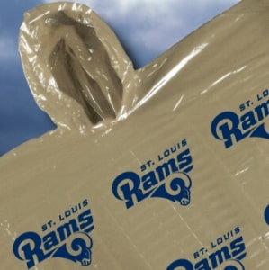 St. Louis Rams Hooded Poncho