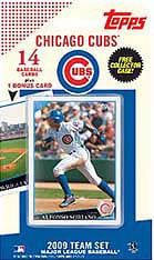Chicago Cubs 2009 Topps Team Set