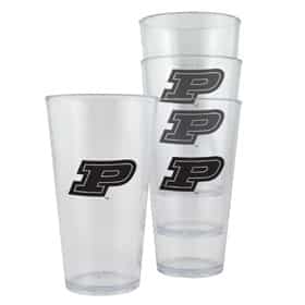 Purdue Boilermakers Plastic Pint Glass Set