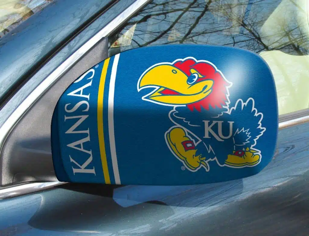 Kansas Jayhawks Mirror Cover - Small