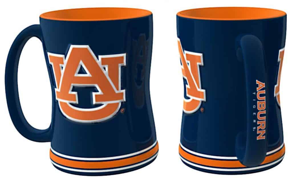 Auburn Tigers Coffee Mug - 14oz Sculpted