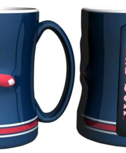 Boston Red Sox Coffee Mug - 14oz Sculpted, Blue