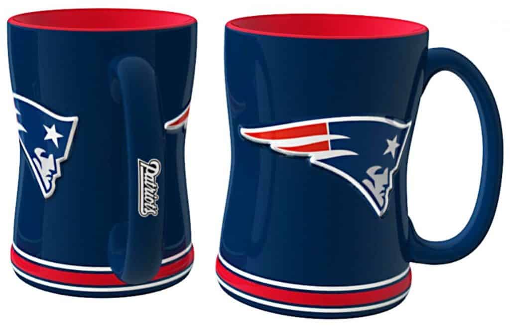 New England Patriots Coffee Mug - 14oz Sculpted