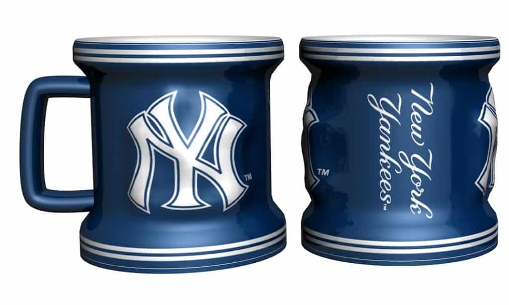 New York Yankees Sculpted Mini Mug Shot Glass Detroit Game Gear