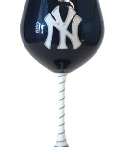 New York Yankees Artisan Wine Glass