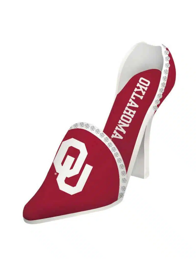 Oklahoma Sooners Decorative Wine Bottle Holder - Shoe