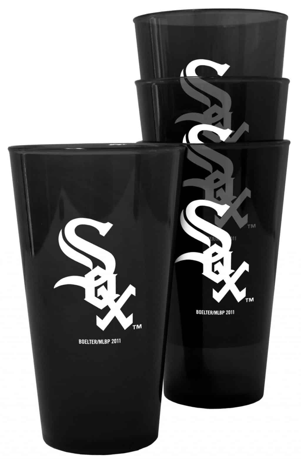 Chicago White Sox Plastic Pint Glass Set Detroit Game Gear