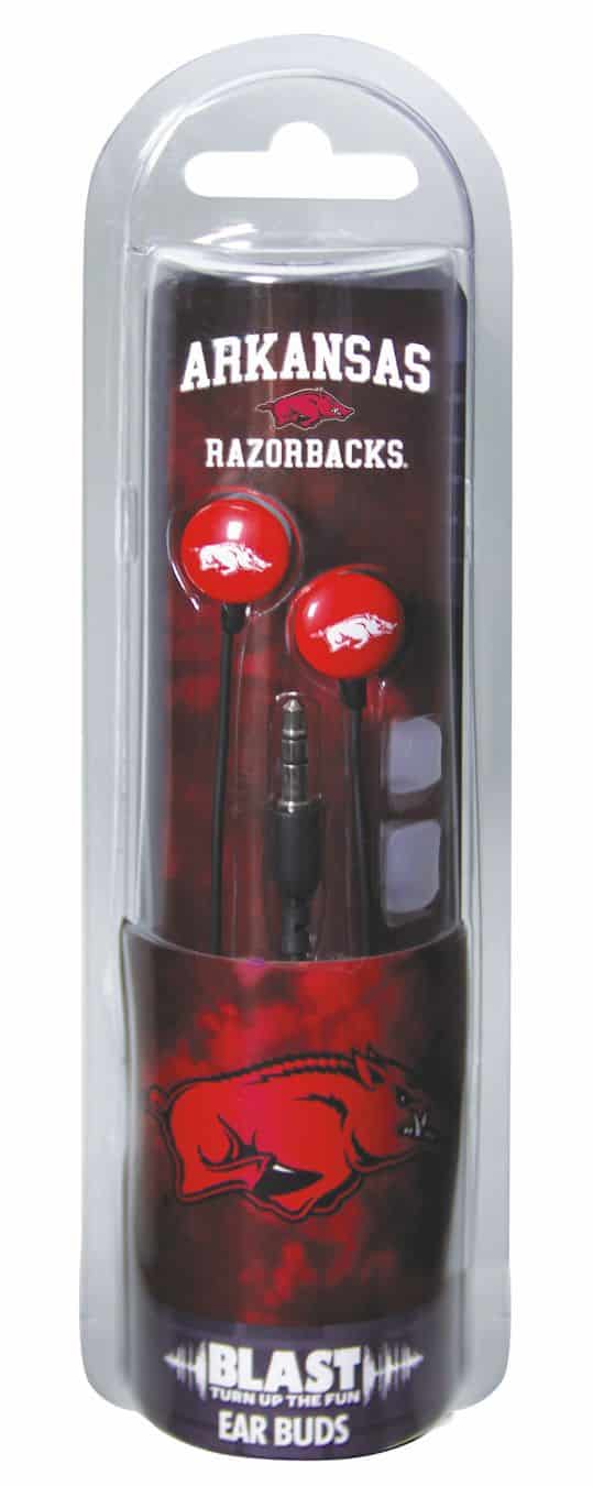 Arkansas Razorbacks Ear Buds Detroit Game Gear