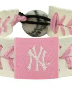 New York Yankees Baseball Bracelet - Pink Style