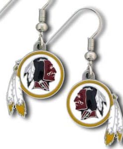 Washington Redskins Dangle Earrings