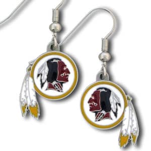 Washington Redskins Dangle Earrings