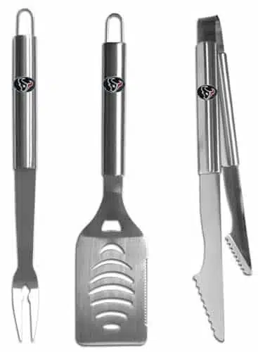 Houston Texans Grilling BBQ 3 Piece Utensil Set