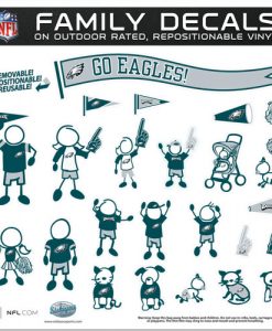 Philadelphia Eagles 11"x11" Family Car Decal Sheet