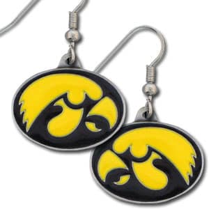 Iowa Hawkeyes Dangle Earrings