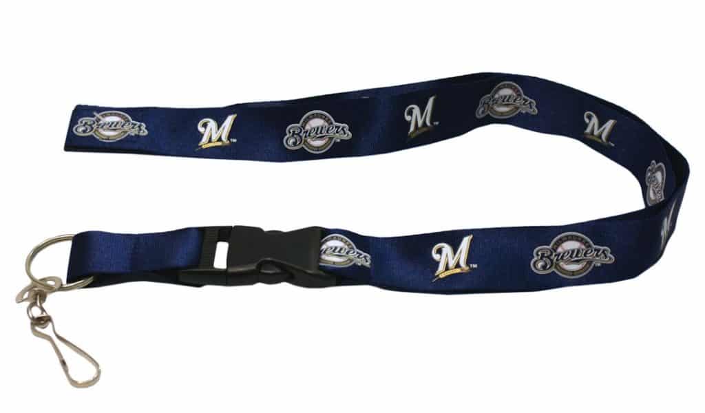 Milwaukee Brewers Breakaway Lanyard with Key Ring