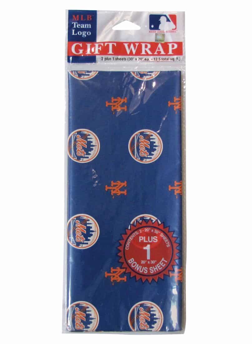 New York Mets Gift Wrap