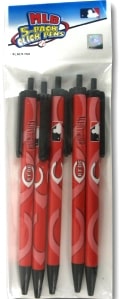 Cincinnati Reds Click Pens - 5 Pack