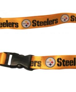 Pittsburgh Steelers Breakaway Lanyard with Key Ring - Yellow