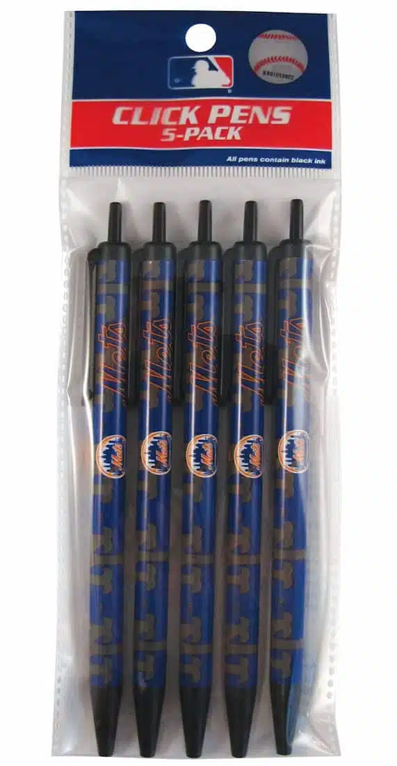 New York Mets Click Pens - 5 Pack