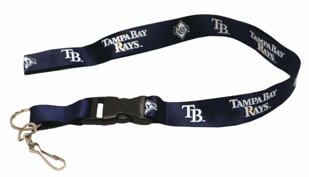 Tampa Bay Rays Breakaway Lanyard with Key Ring Detroit Game Gear