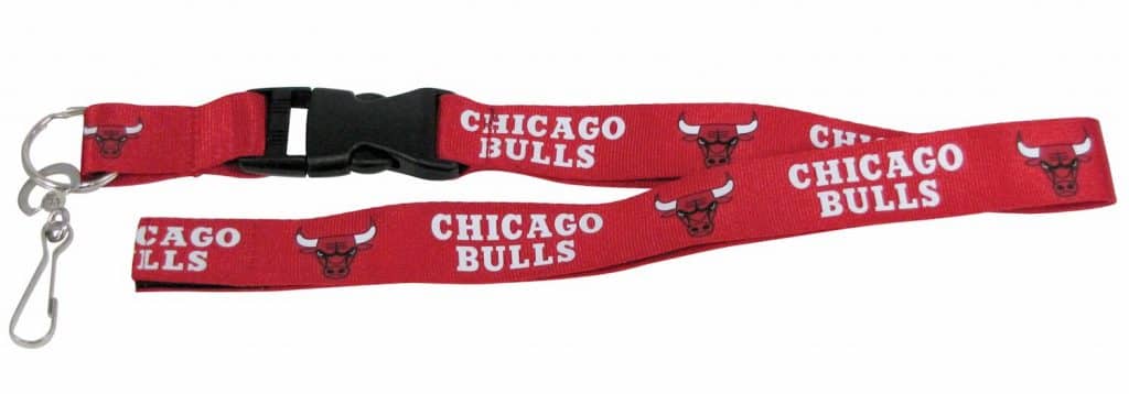 Chicago Bulls Breakaway Lanyard with Key Ring