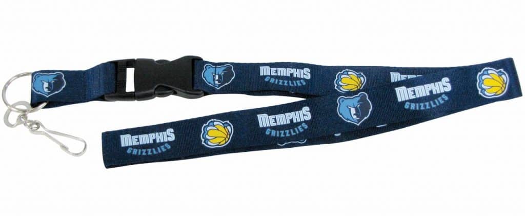 Memphis Grizzlies Breakaway Lanyard with Key Ring