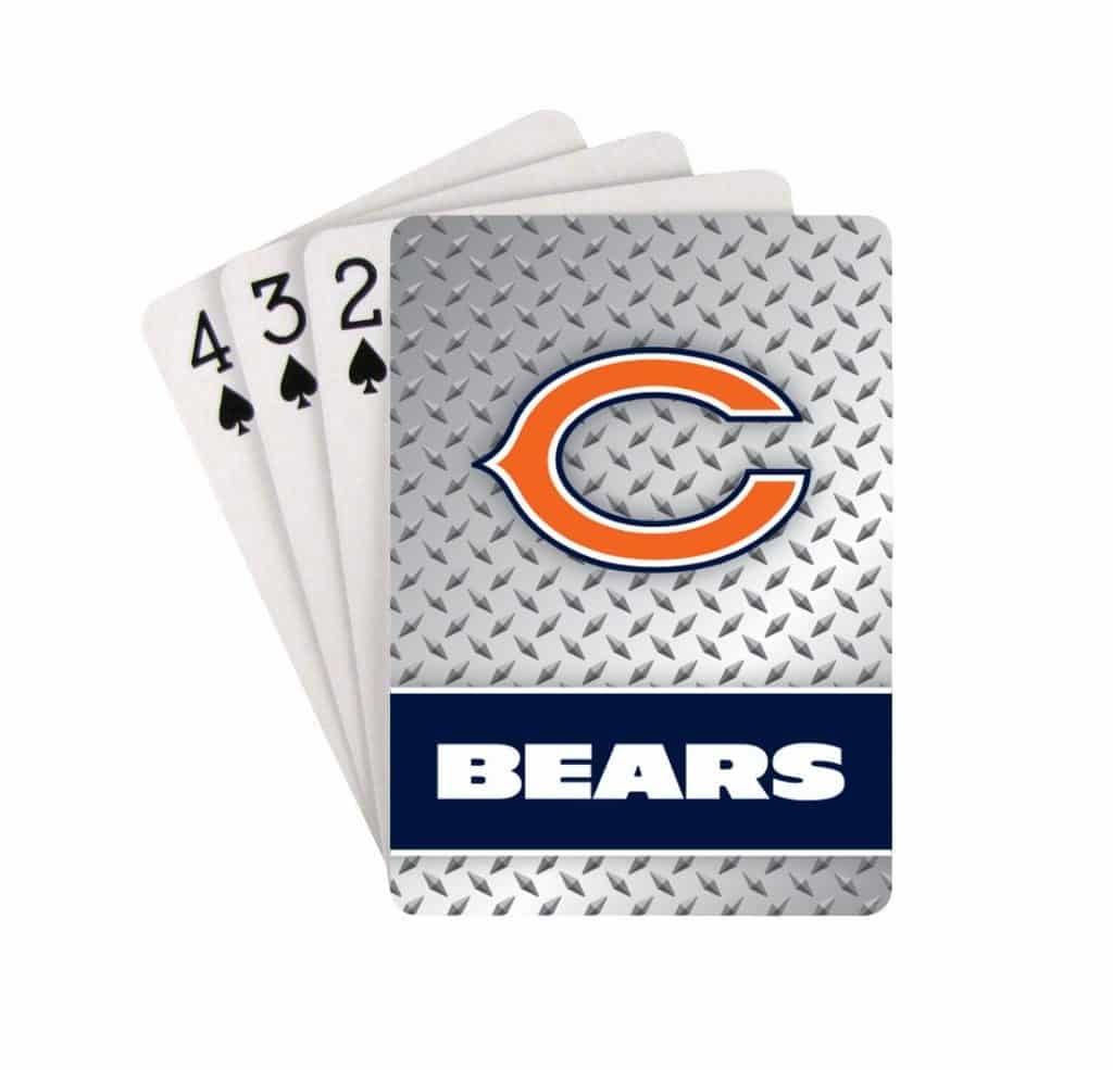 Chicago Bears Playing Cards - Diamond Plate