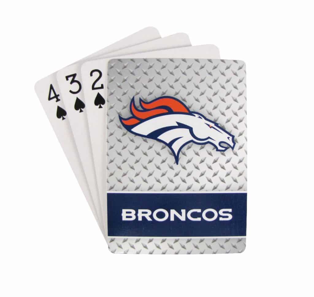 Denver Broncos Playing Cards - Diamond Plate