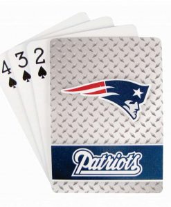 New England Patriots Playing Cards - Diamond Plate