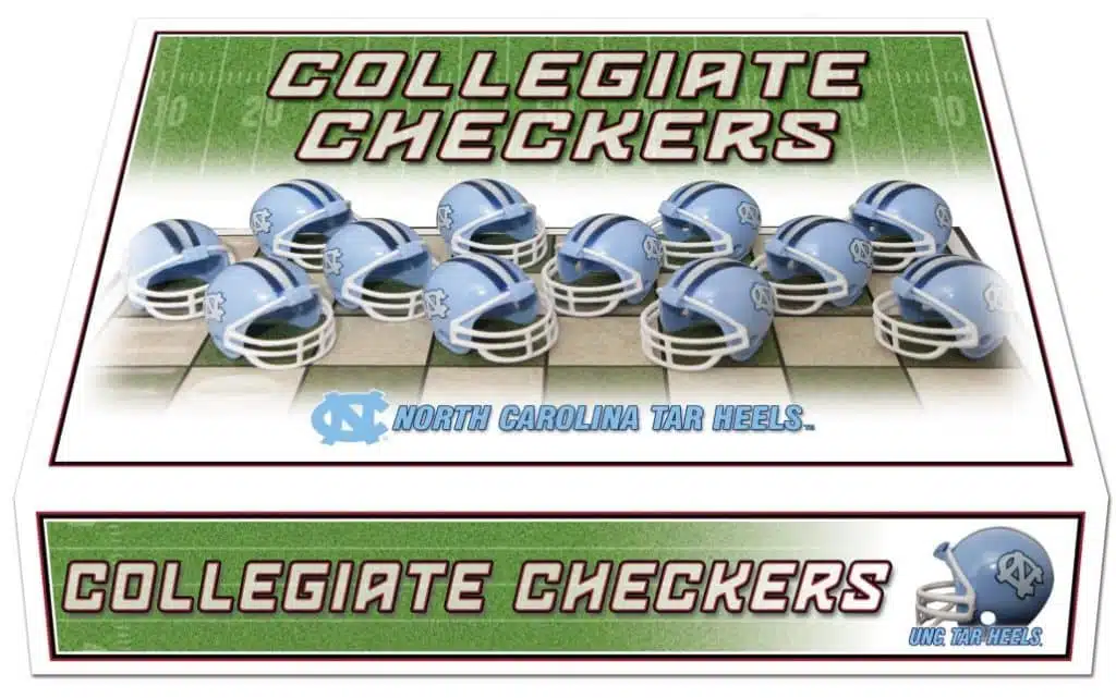 North Carolina Tar Heels Checker Set