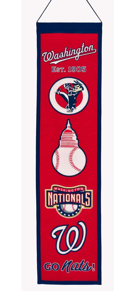 Washington Nationals 8"x32" Heritage Banner
