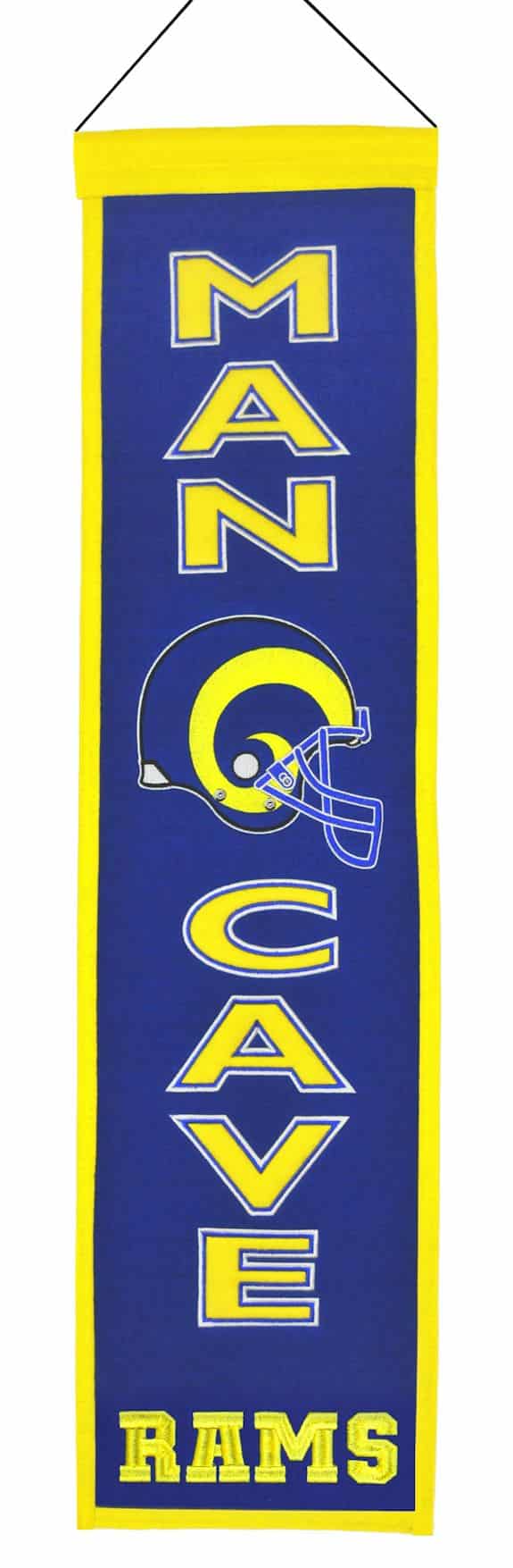 St. Louis Rams Wool Man Cave Banner