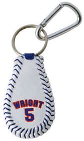 New York Mets Keychain - David Wright Classic Baseball