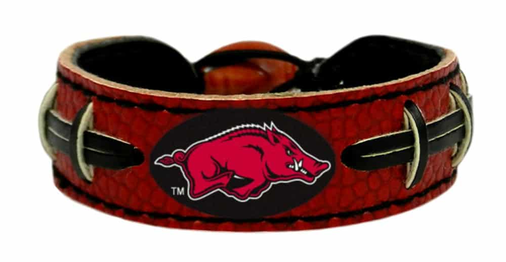Arkansas Razorbacks Bracelet - Team Color Football