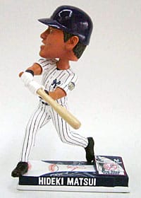 New York Yankees Hideki Matsui Forever Collectibles On Field Bobble Head