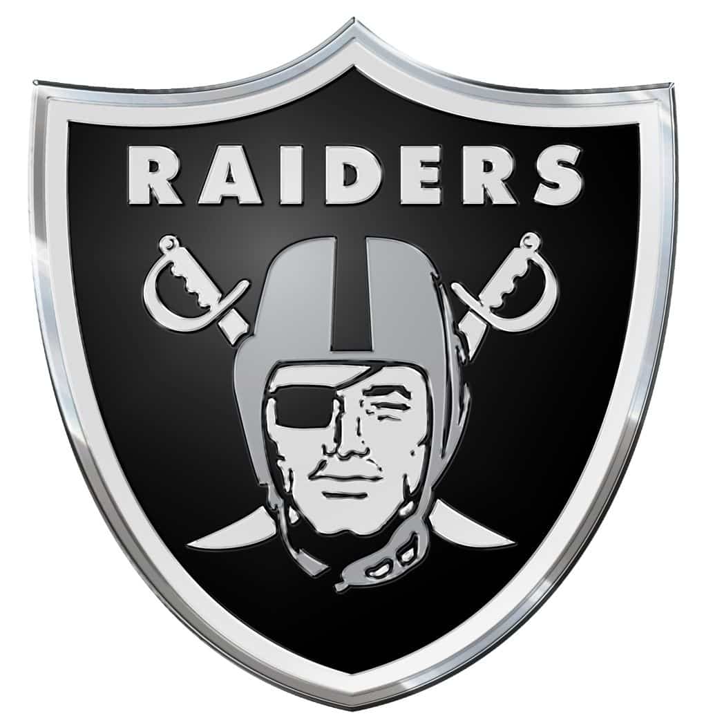 Oakland Raiders Color Auto Emblem - Die Cut - Detroit Game Gear