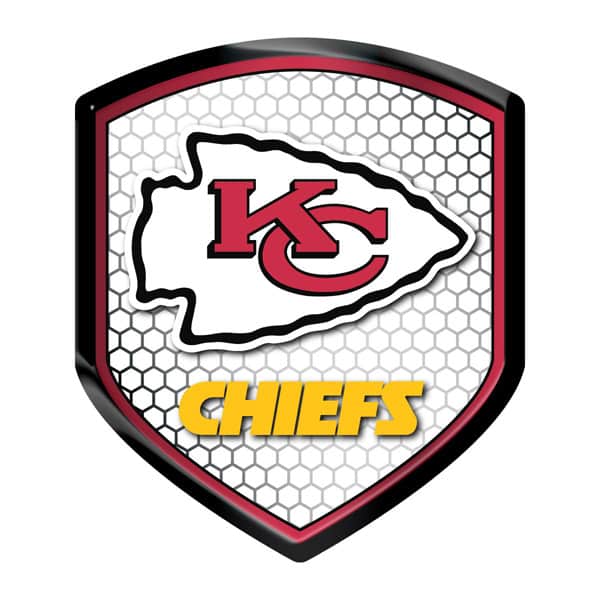 Kansas City Chiefs Shield Style Reflector