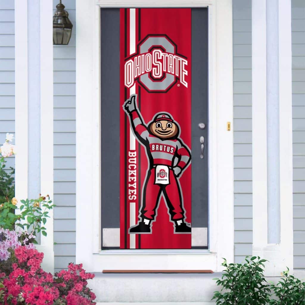 Ohio State Buckeyes Door Banner