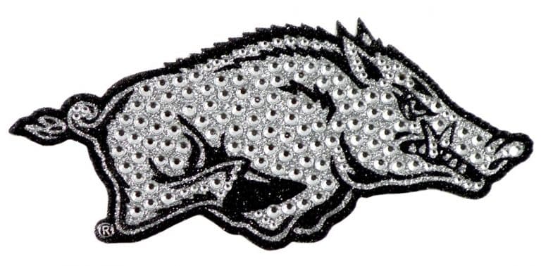 Arkansas Razorbacks Bling Auto Emblem - Detroit Game Gear